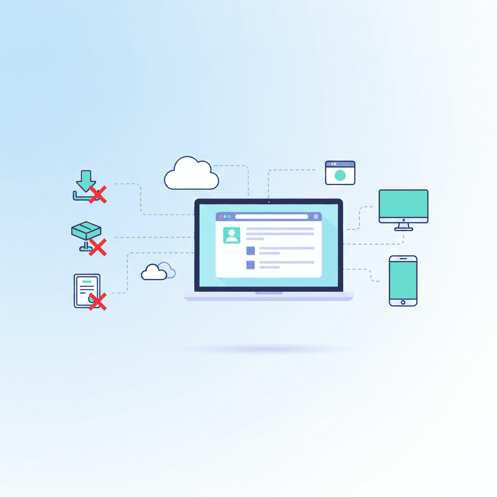 No Software Required